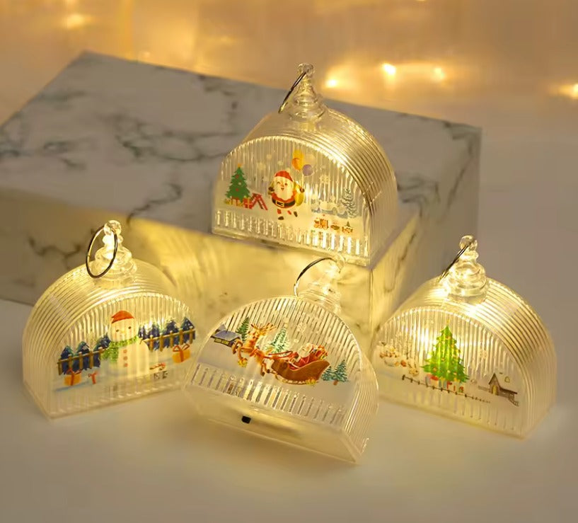 ARBOL DE NAVIDAD 1.80 + 2 CINTA LED NAVIDEÑA + 1 CJA. LUCES NAVIDEÑAS 3metros + 2 LAMPARAS NAVIDEÑAS