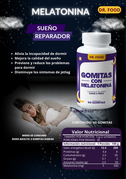 Gomitas con Melaconina - Dr.Food